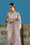 Mauve affair saree