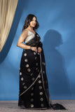 Black Dot saree