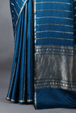 Satin stripe saree
