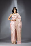 Pearly pink saree