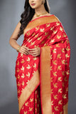 Lal panchi saree