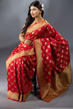 Lal panchi saree