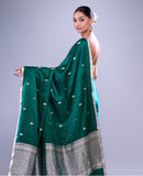 Teal saree