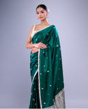 Teal saree