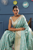 Heer neel saree