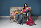 Nasheeli Grey Saree