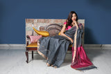 Nasheeli Grey Saree