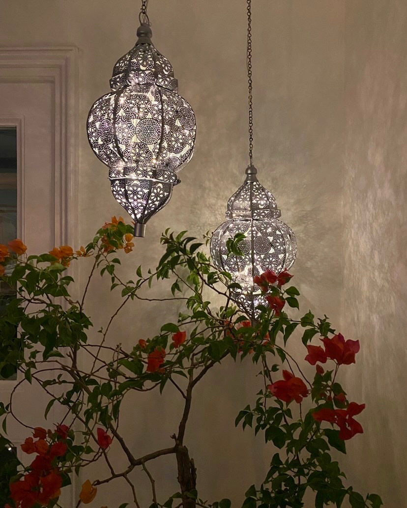 Silver Chaandbali Lanterns