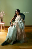 Mint Organza Saree