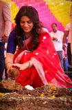 Sonali Red Saree
