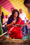 Sonali Red Saree
